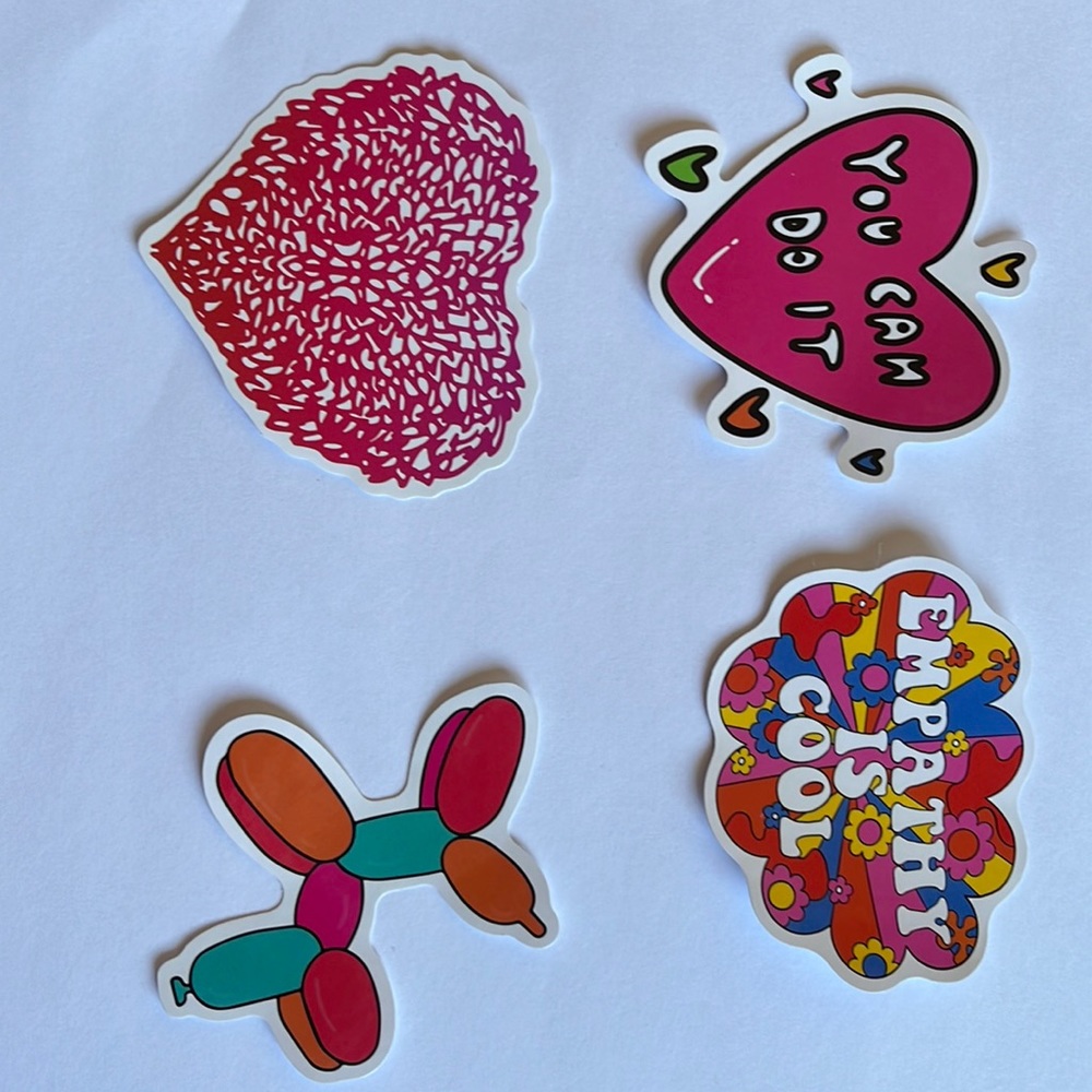 New ,4 stickers,come together,